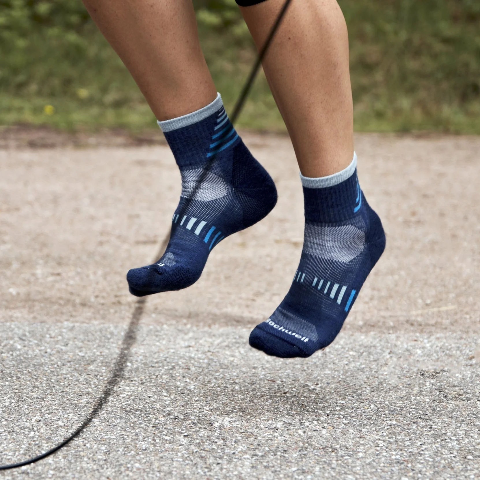 Ascend II Quarter Dames Wandelsokken Klasse 1 Denim - Image 5