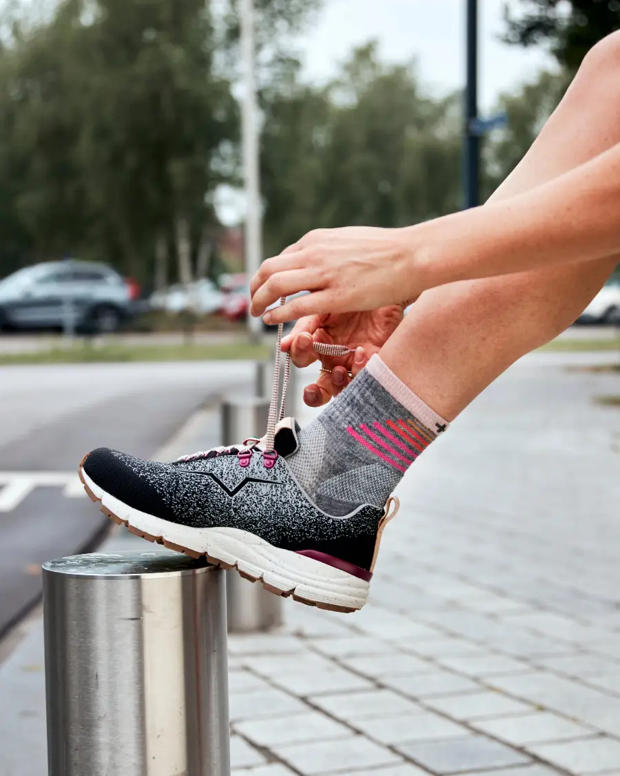 Ascend II Quarter Dames Wandelsokken Klasse 1 Grey - Image 5