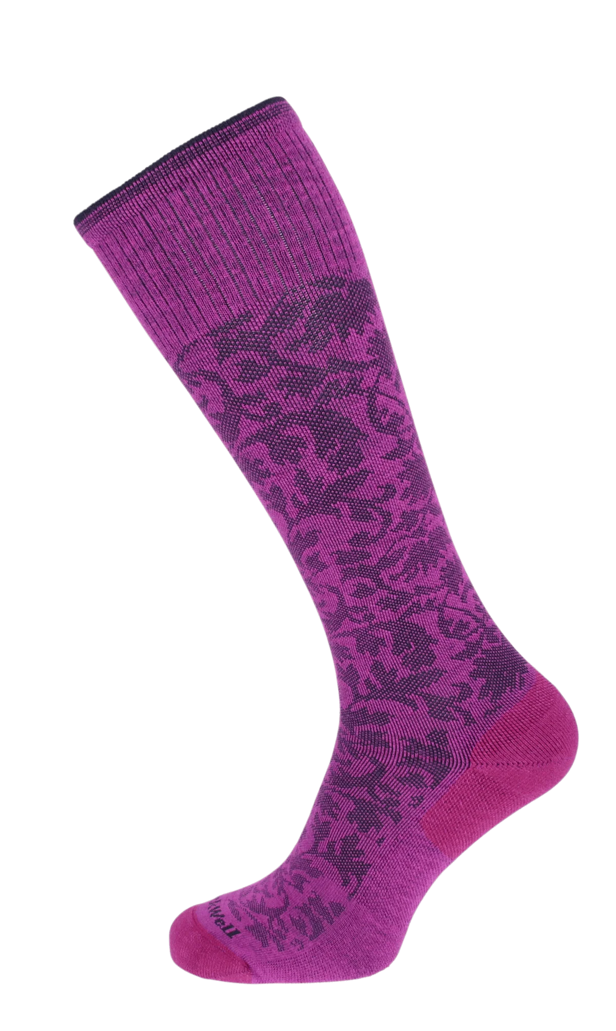 Damask Dames Compressiekousen Klasse 1 Violet - Image 3