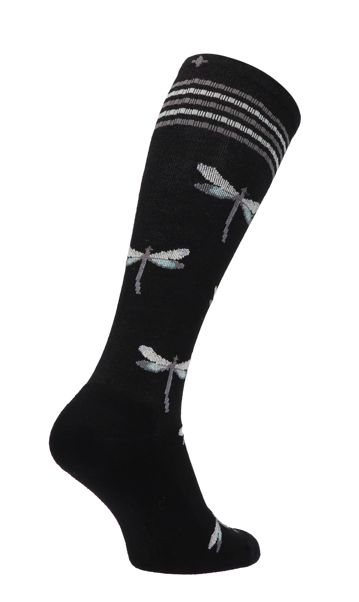 Dragonfly Dames Compressiekousen Klasse 1 Black - Image 4
