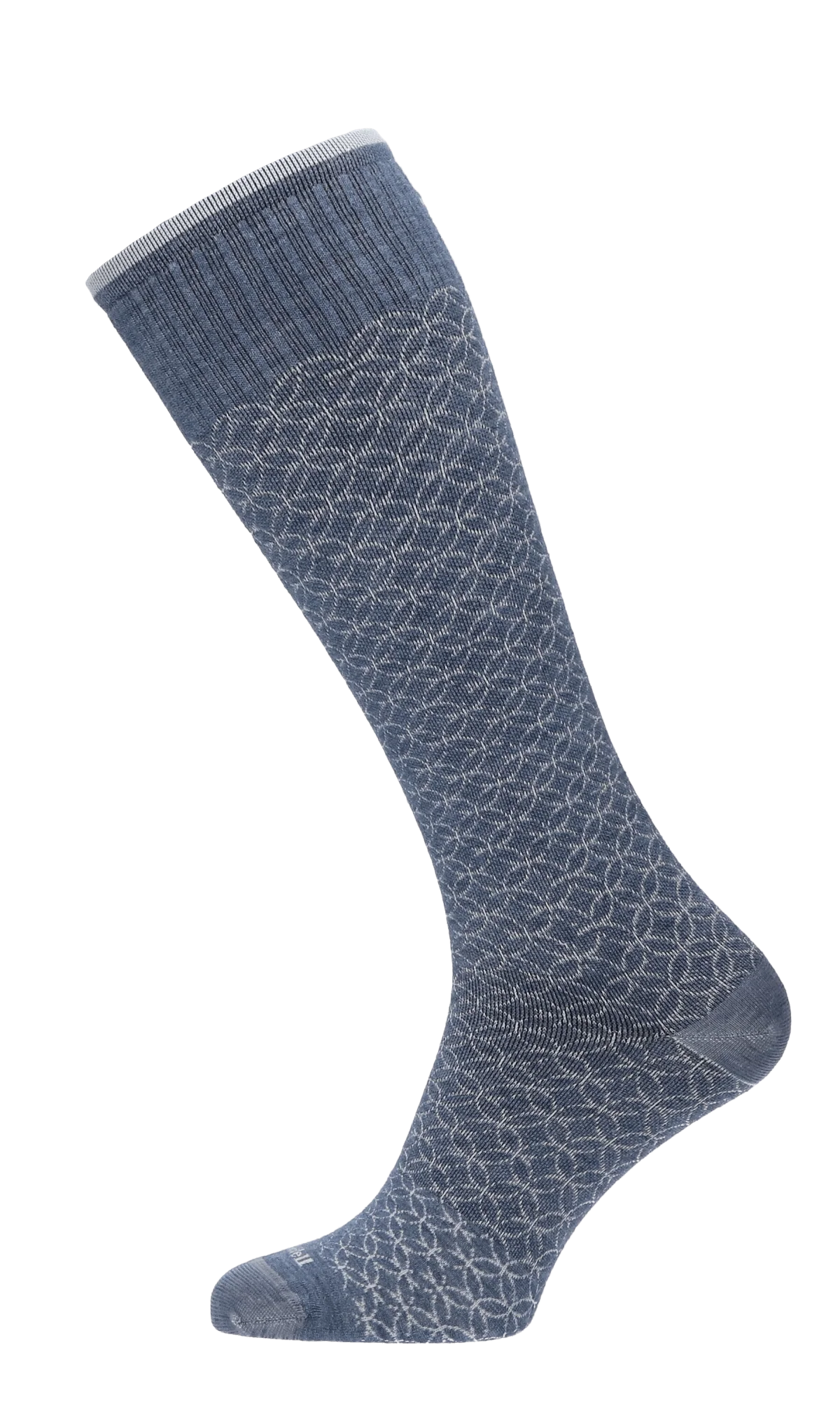 Featherweight Fancy Dames Compressiekousen Klasse 1 Denim - Image 3