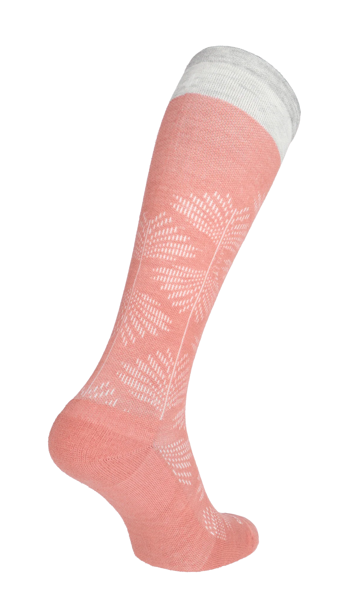 Full Floral Dames Compressiekousen Klasse 1 Pink Clay - Image 4