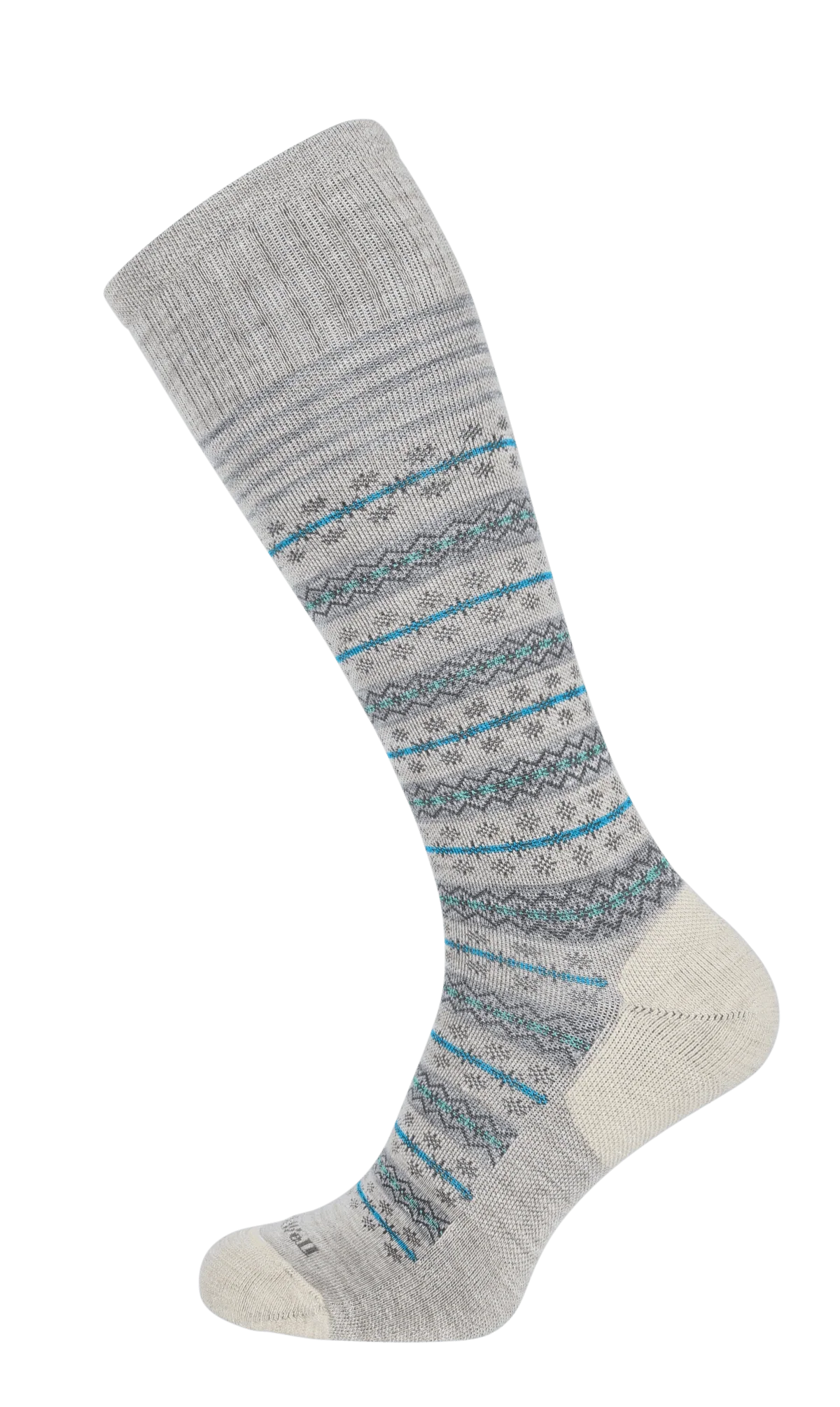 Mini Fairisle Dames Compressiekousen Klasse 1 Barley - Image 3