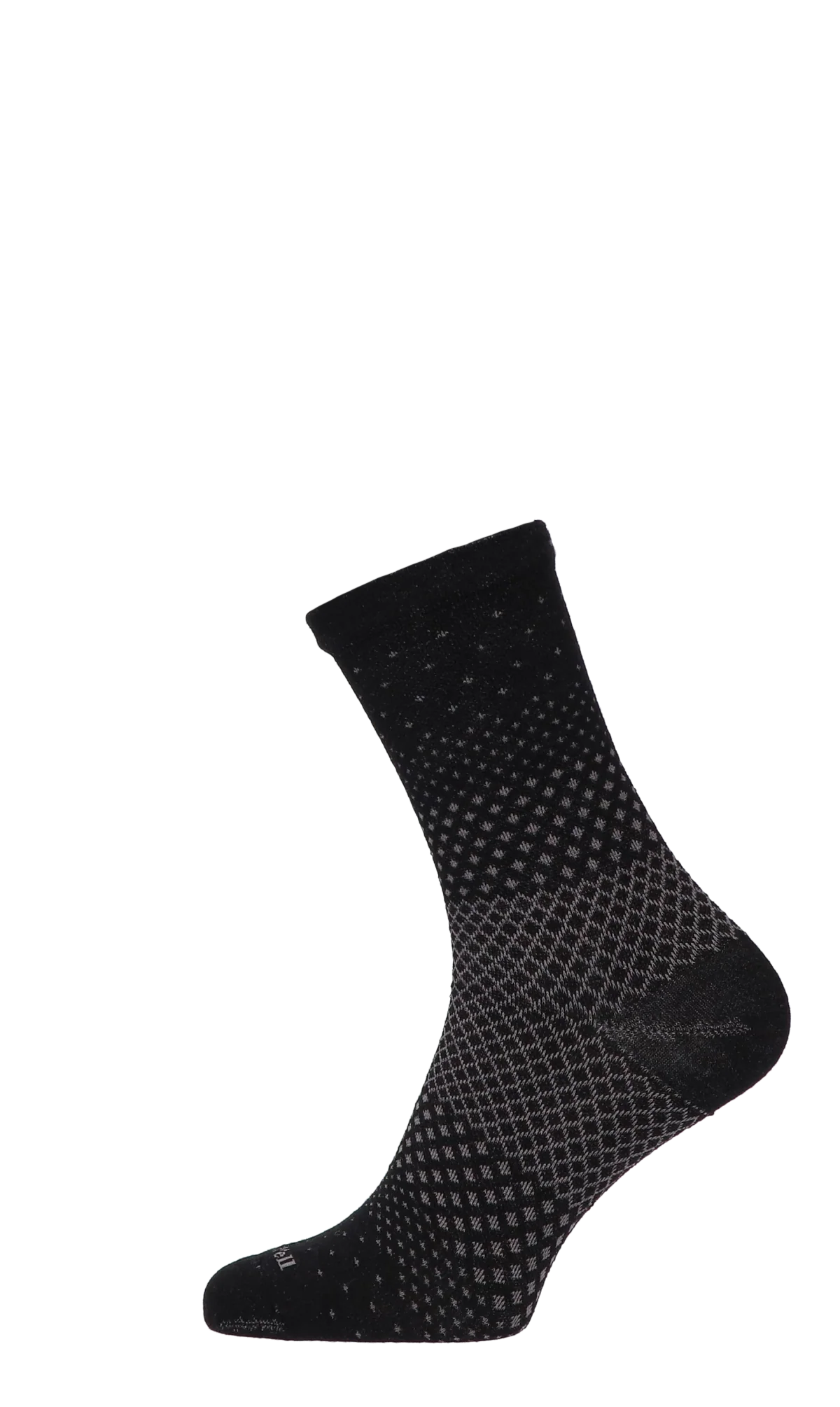 Plantar Ease Crew Dames Hielspoor Sokken Klasse 2 Black - Image 3