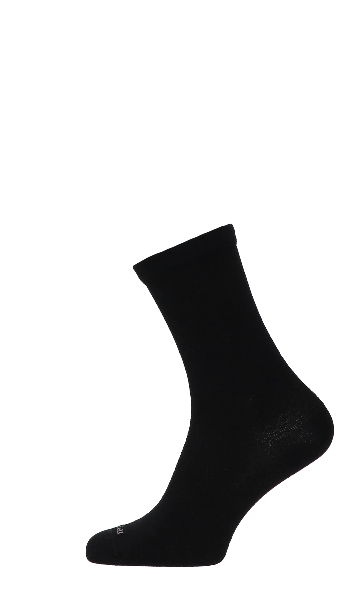 Plantar Ease Crew Dames Hielspoor Sokken Klasse 2 Black Solid - Image 3