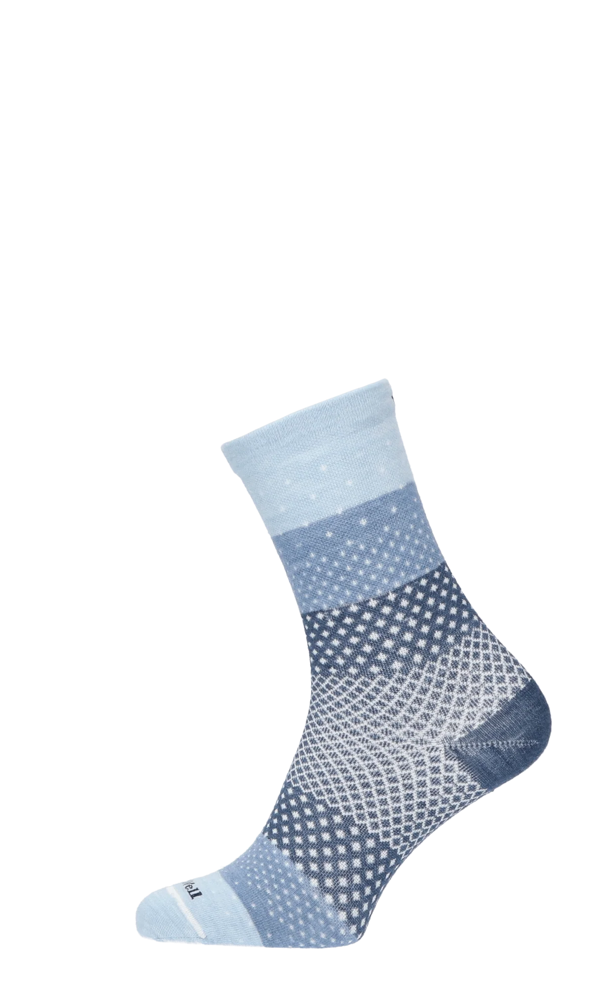 Plantar Ease Crew Dames Hielspoor Sokken Klasse 2 Bluestone - Image 3