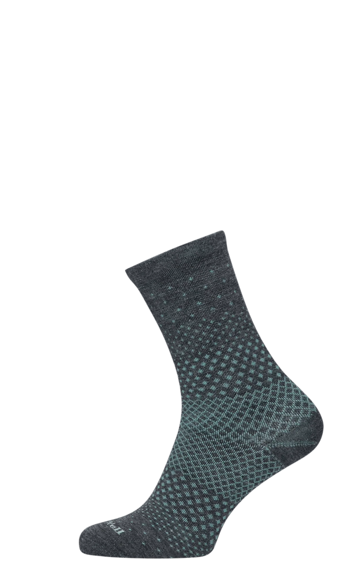 Plantar Ease Crew Dames Hielspoor Sokken Klasse 2 Charcoal - Image 3