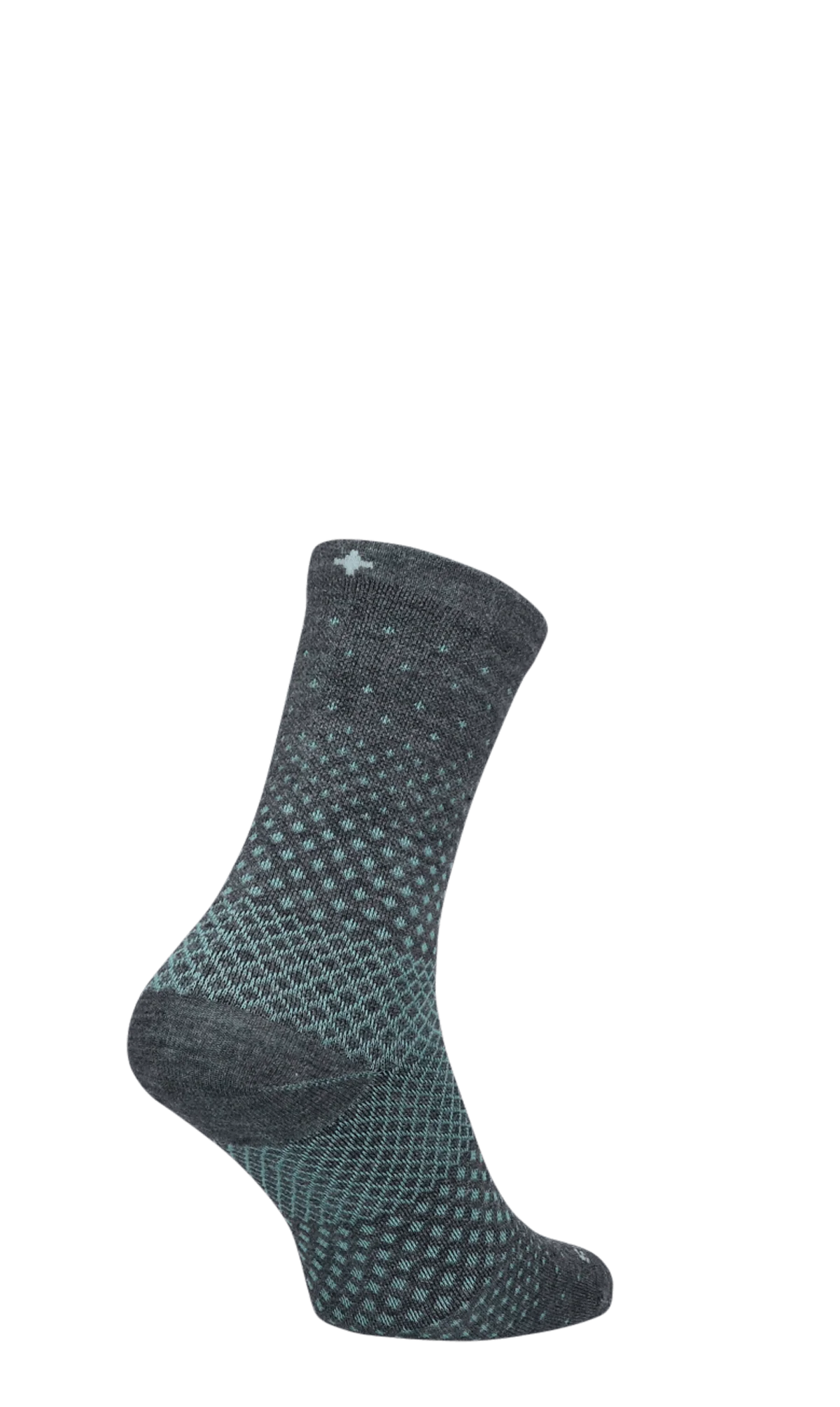 Plantar Ease Crew Dames Hielspoor Sokken Klasse 2 Charcoal - Image 4