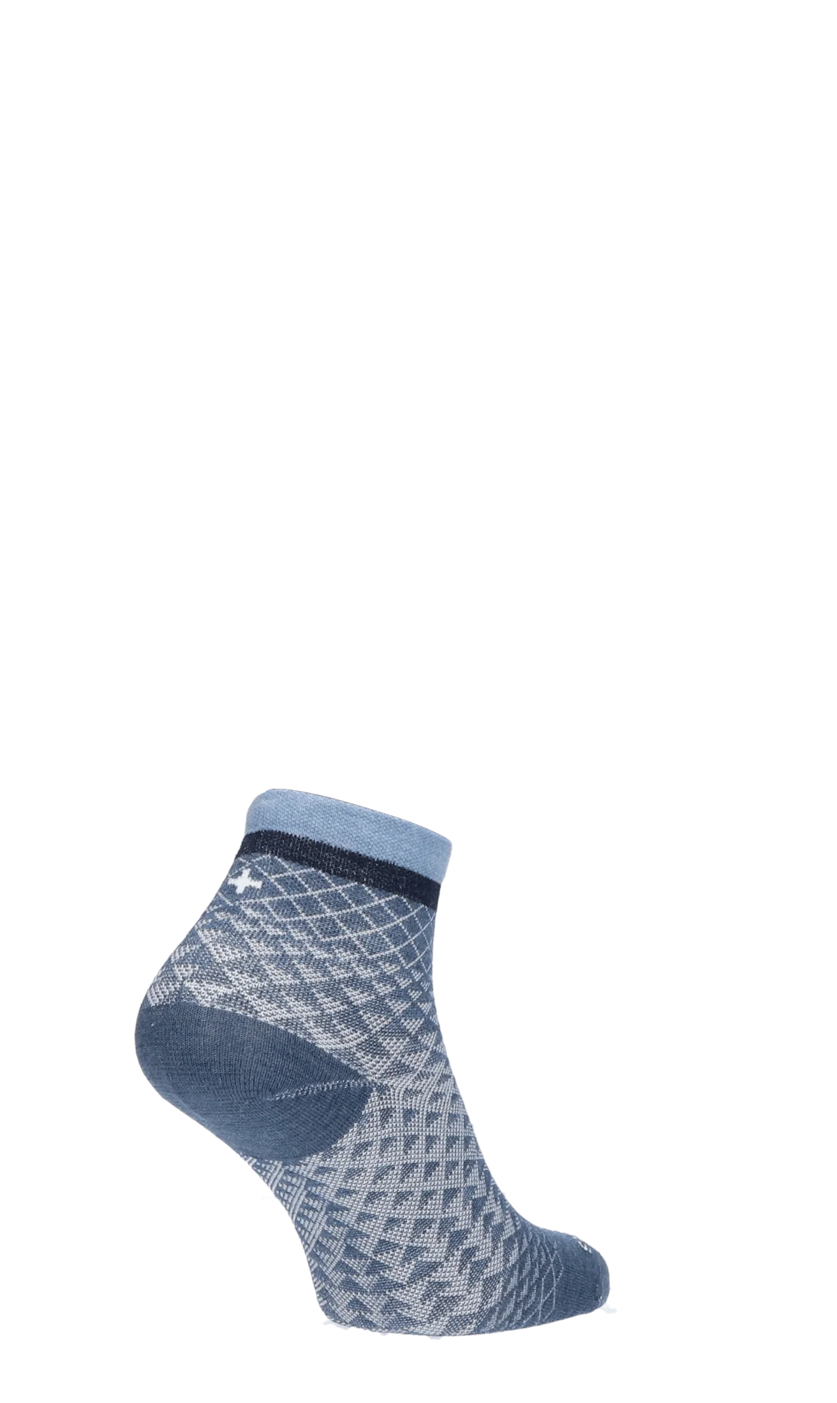 Plantar Ease II Quarter Dames Hielspoor Sokken Klasse 2 Denim - Image 3