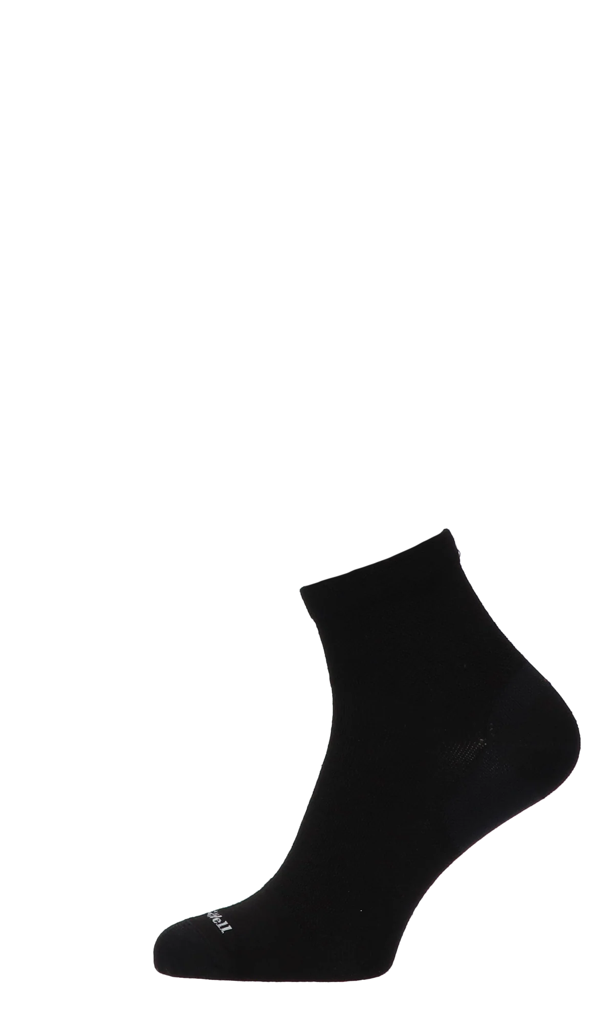 Plantar Ease Quarter Heren Hielspoor Sokken Klasse 2 Black Solid - Image 3