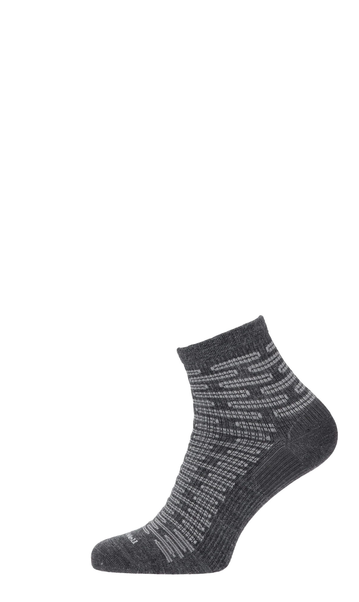 Plantar Ease Quarter Heren Hielspoor Sokken Klasse 2 Charcoal - Image 3