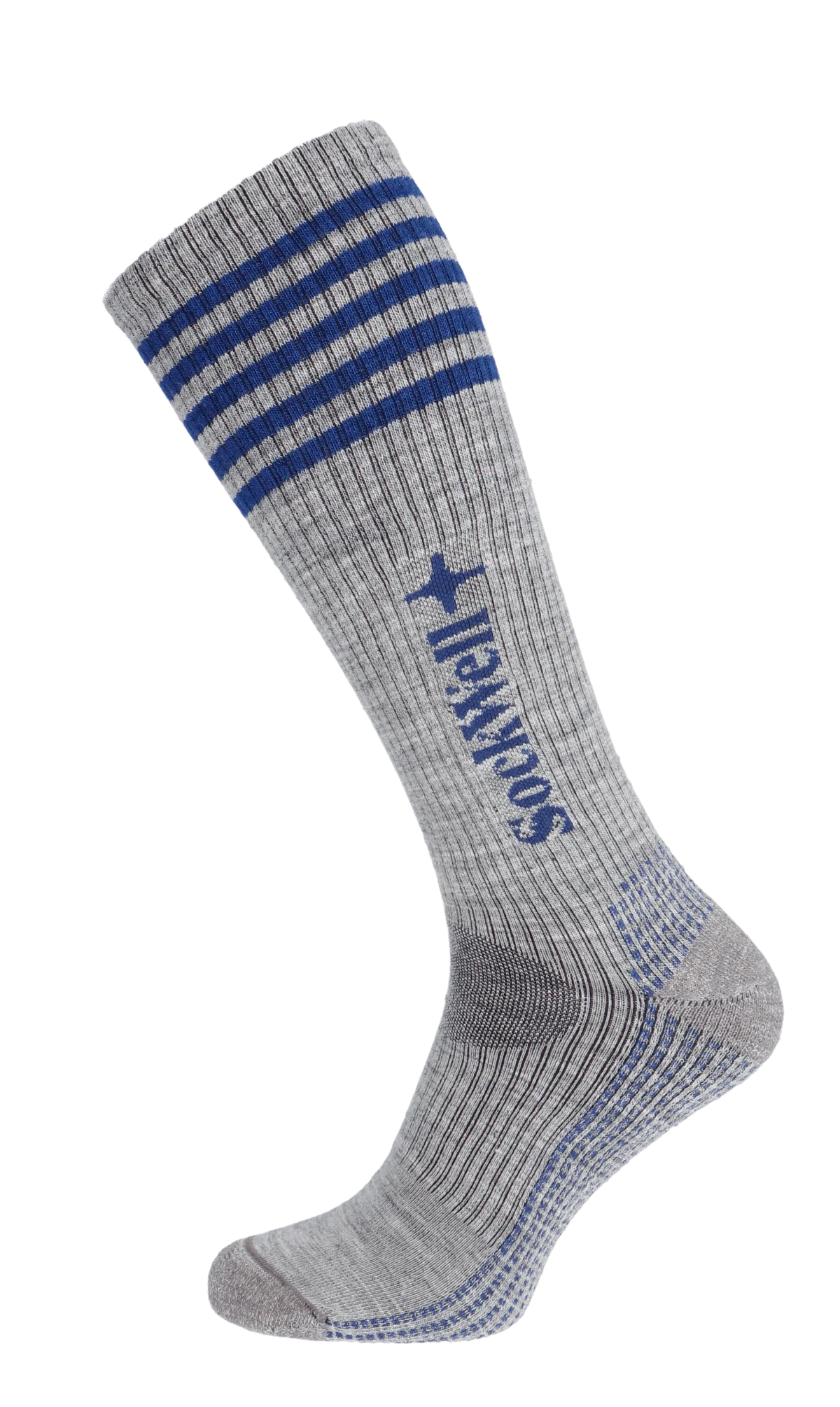 Run Club Heren Sportsokken Klasse 1 Light Grey - Image 3