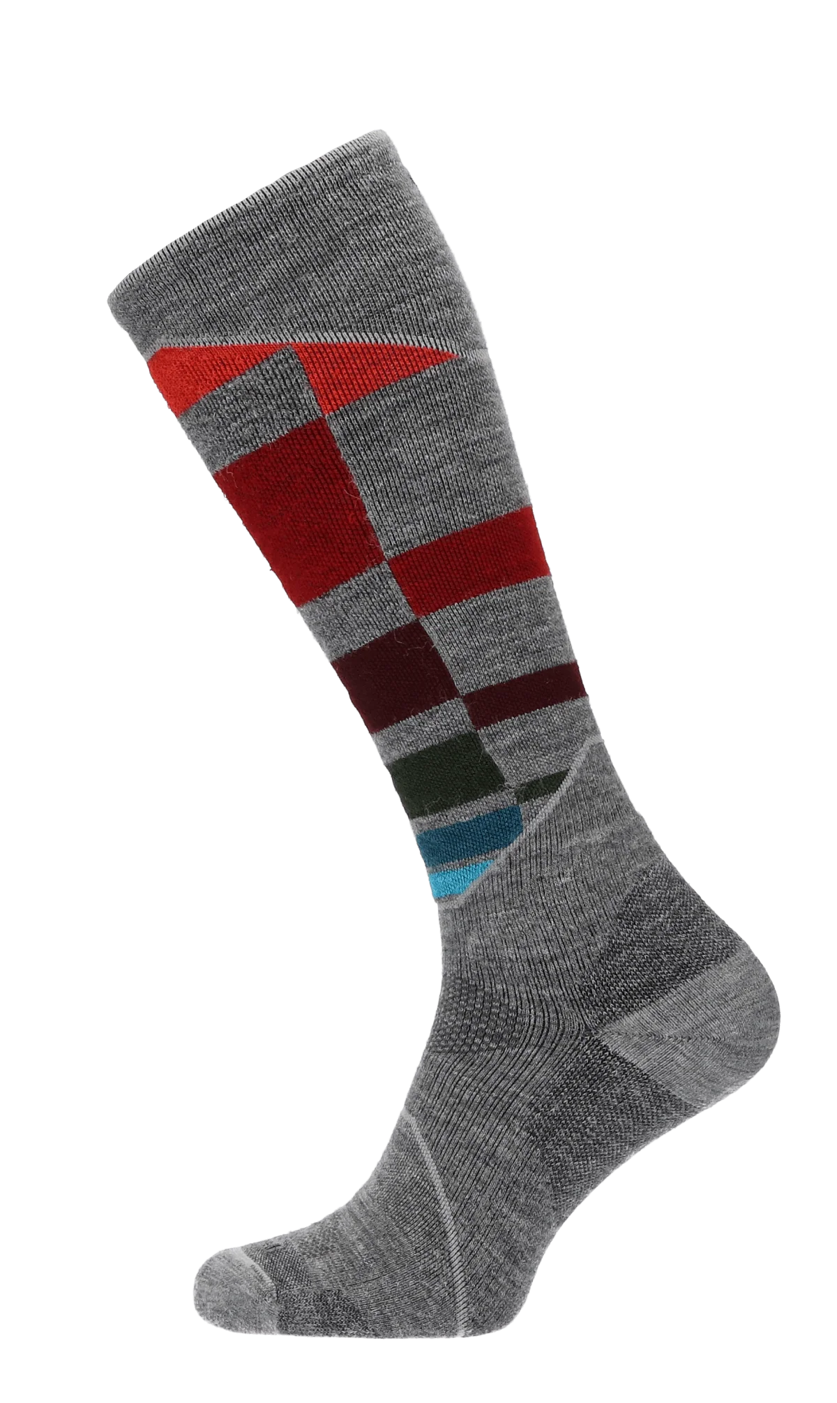 Ski Medium Heren Skisokken Klasse 1 Grey - Image 3