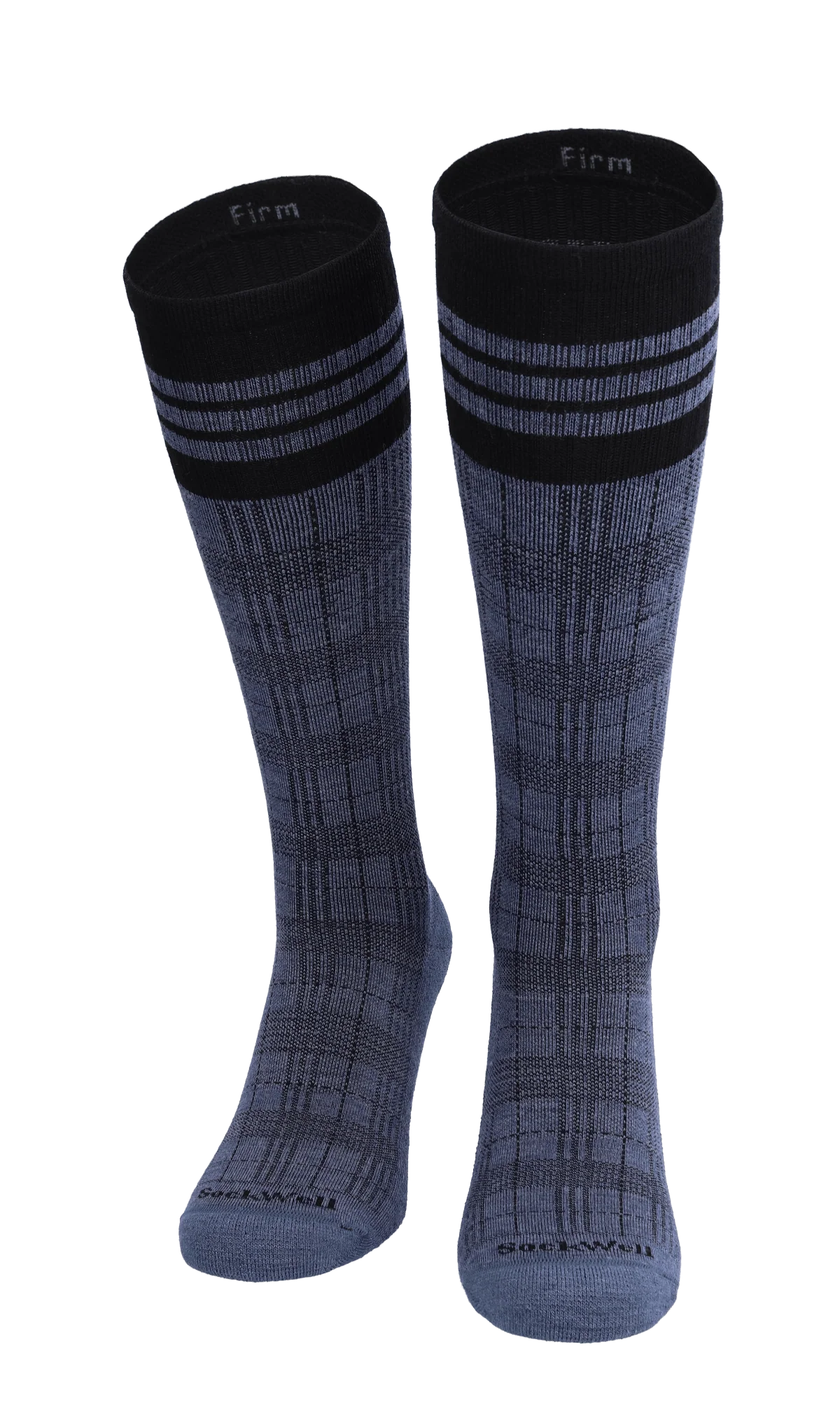 Tartan Heren Compressiekousen Klasse 2 Denim - Image 4